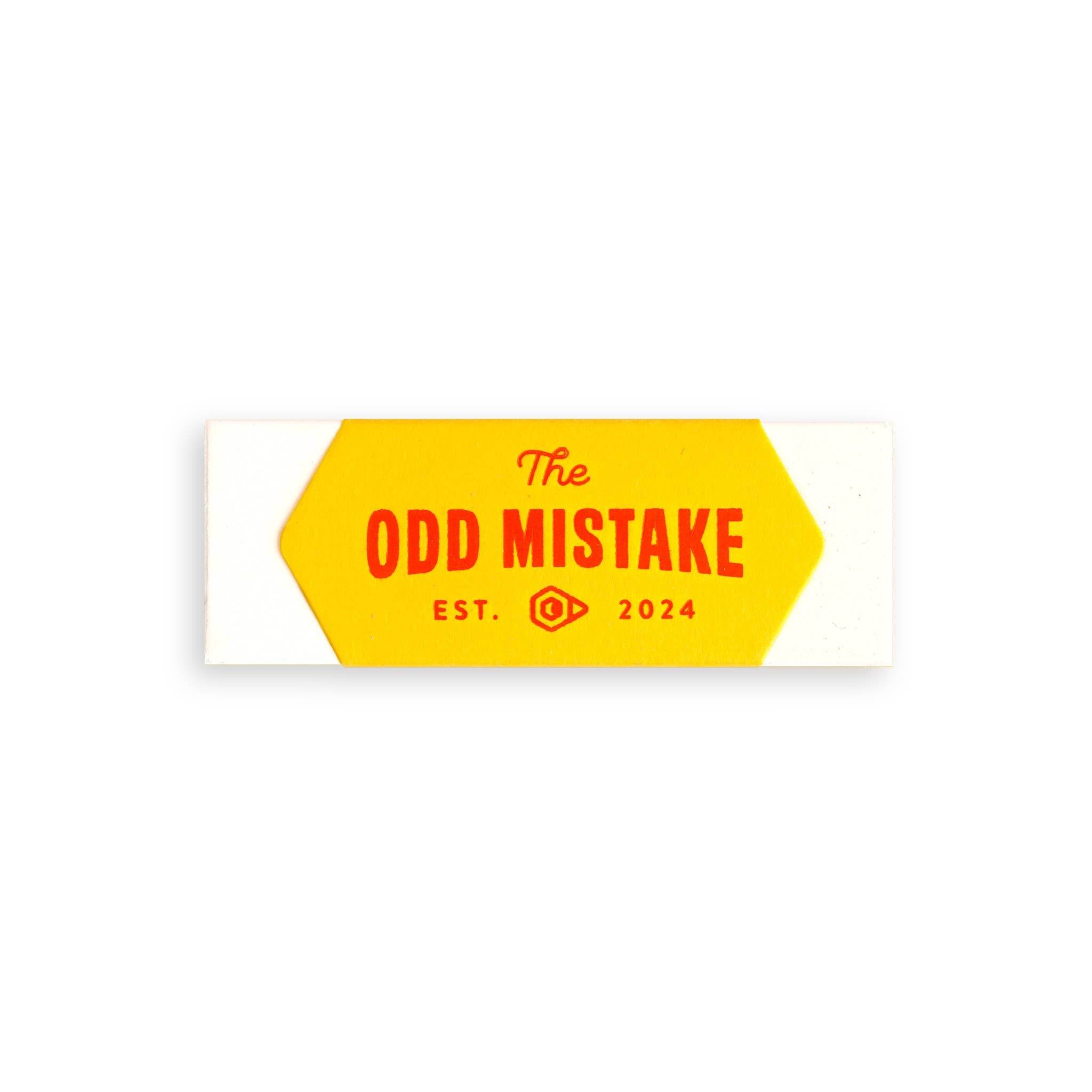 The Odd Mistake Foil Printed Eraser