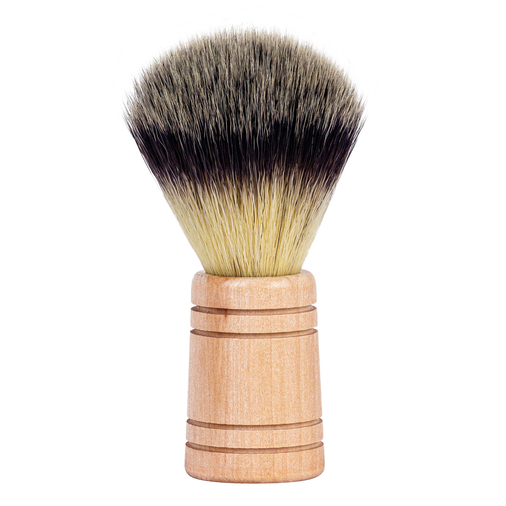 Vegan shaving brush made of wood gift father man