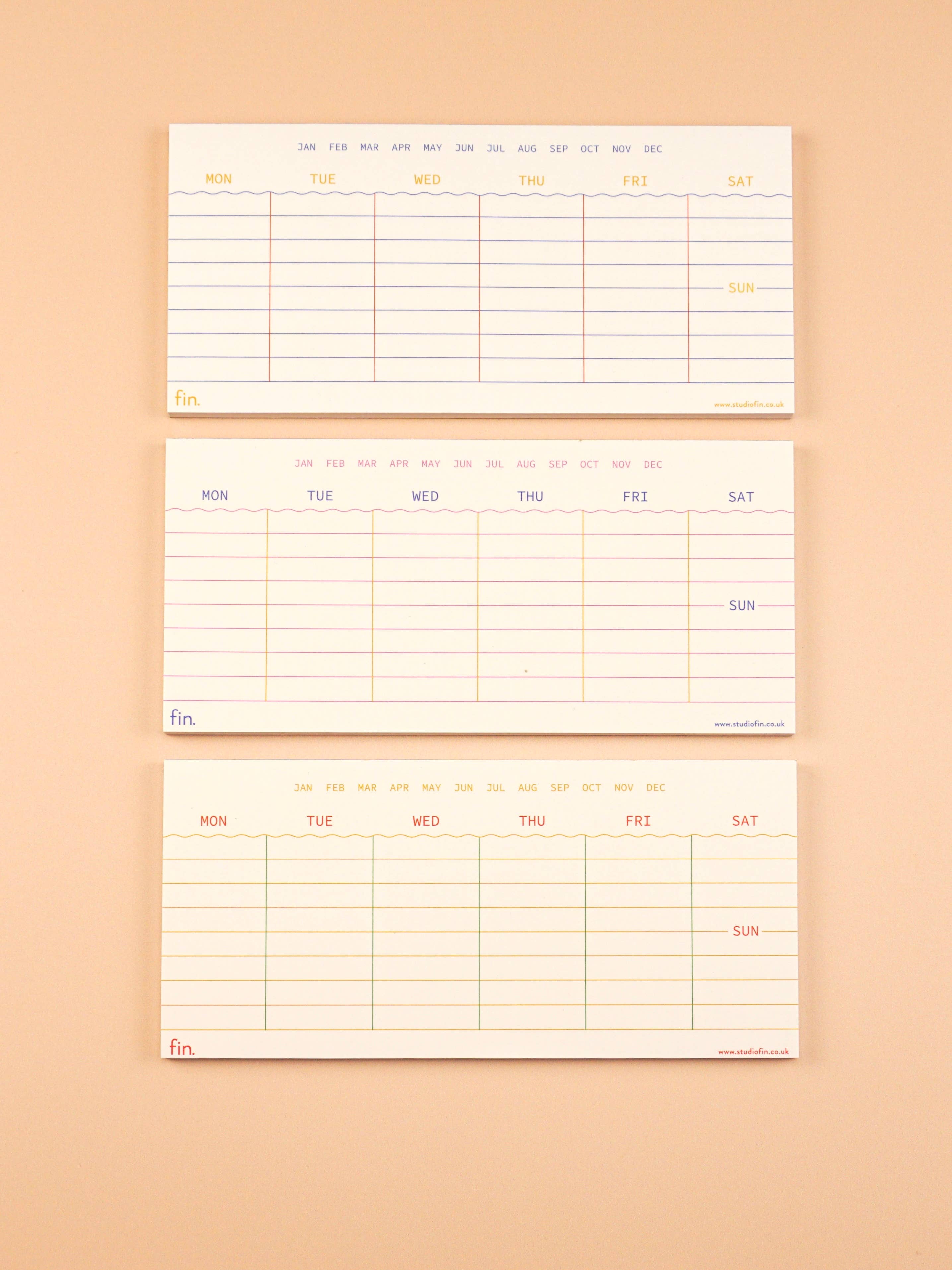 Mini Undated Weekly Planner