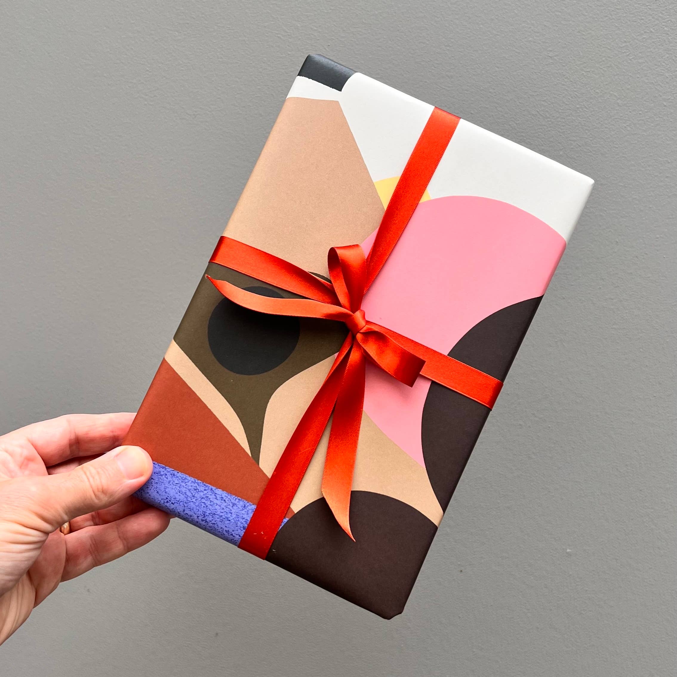 Abstract Colourful Collage Palette Art Gift Wrap