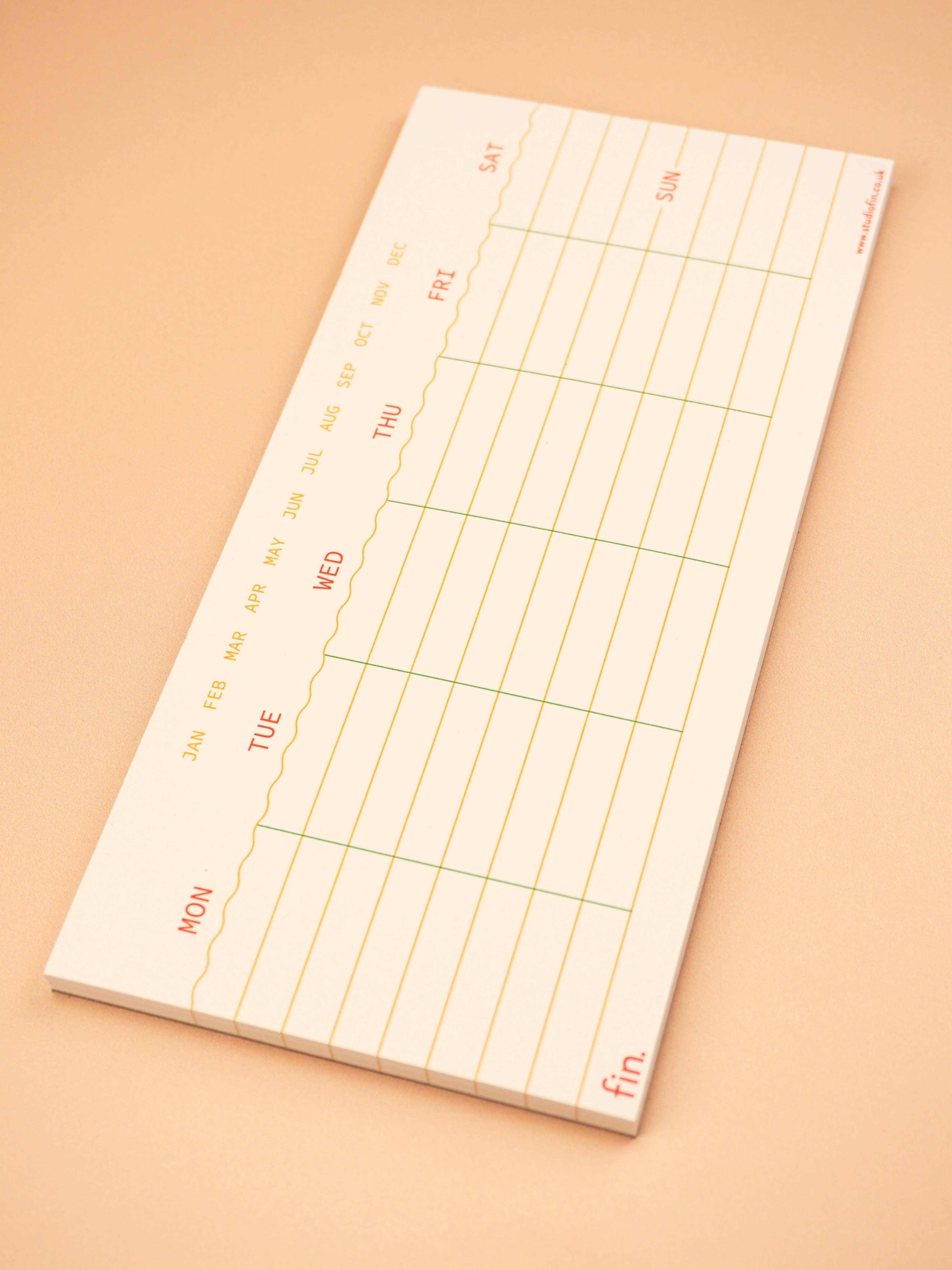 Mini Undated Weekly Planner