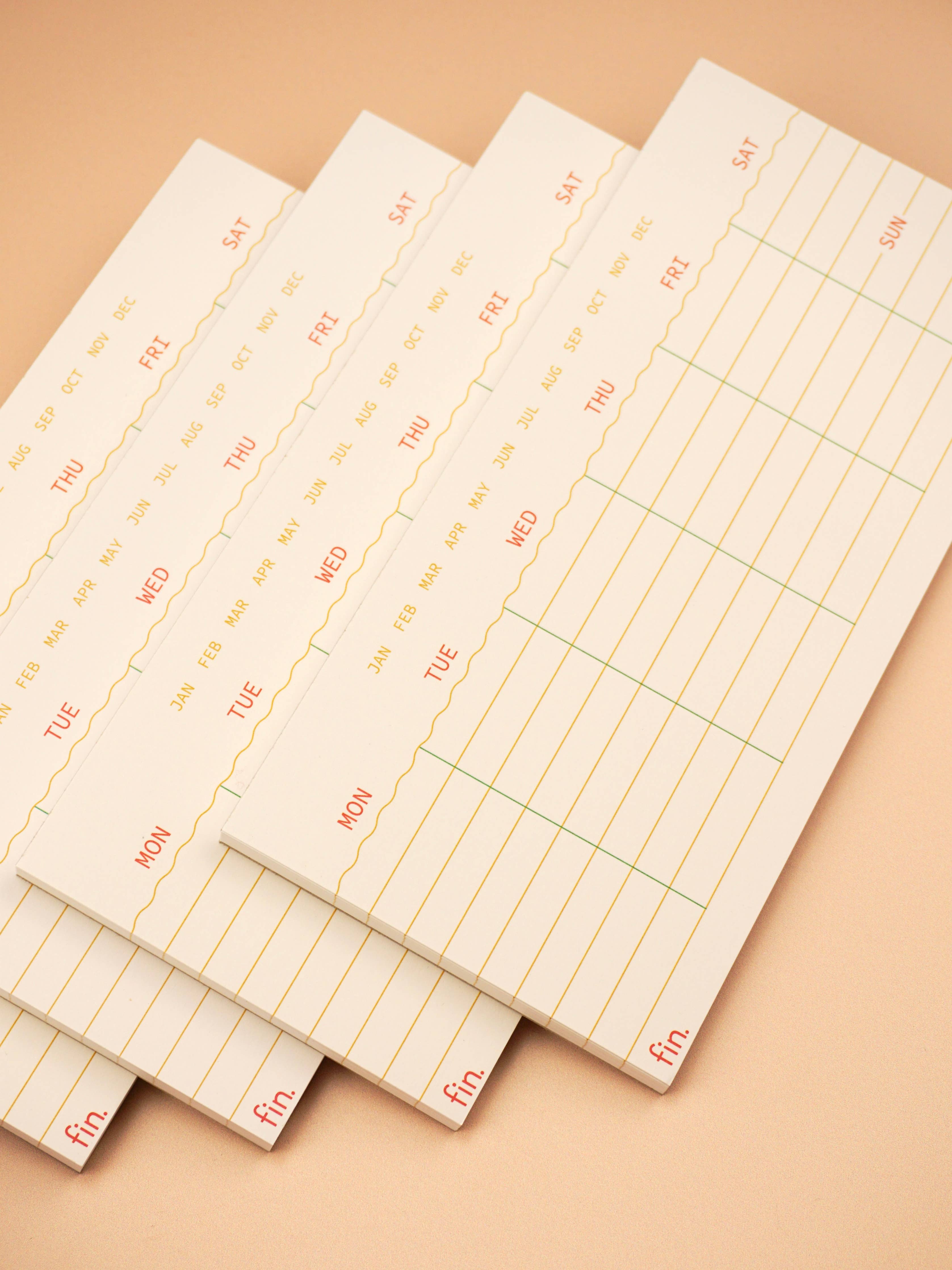 Mini Undated Weekly Planner