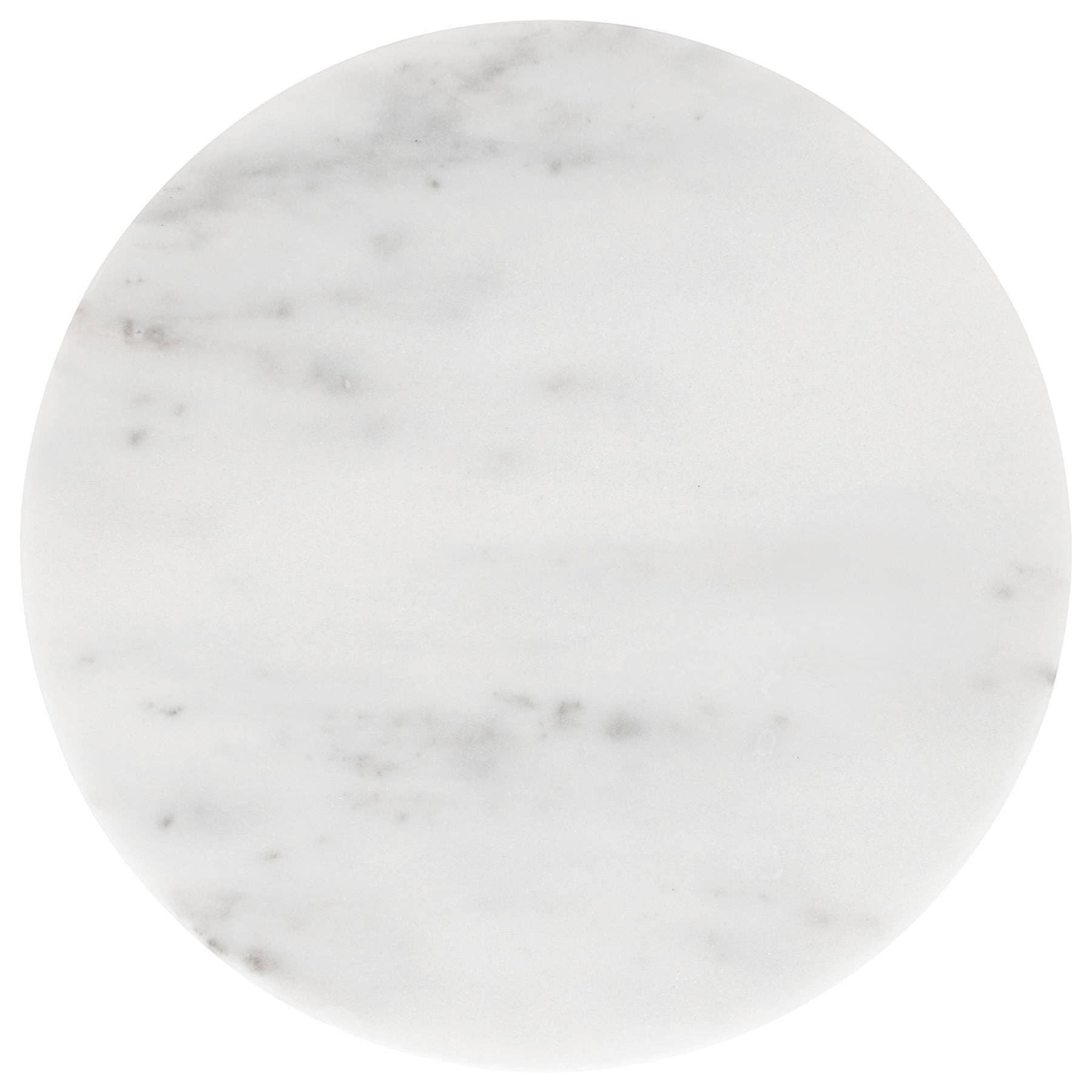 Round Marble Chopping Board - 30cm: White