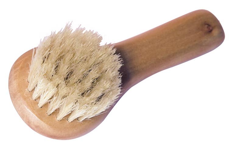 Wooden facial brush for spa eco nature