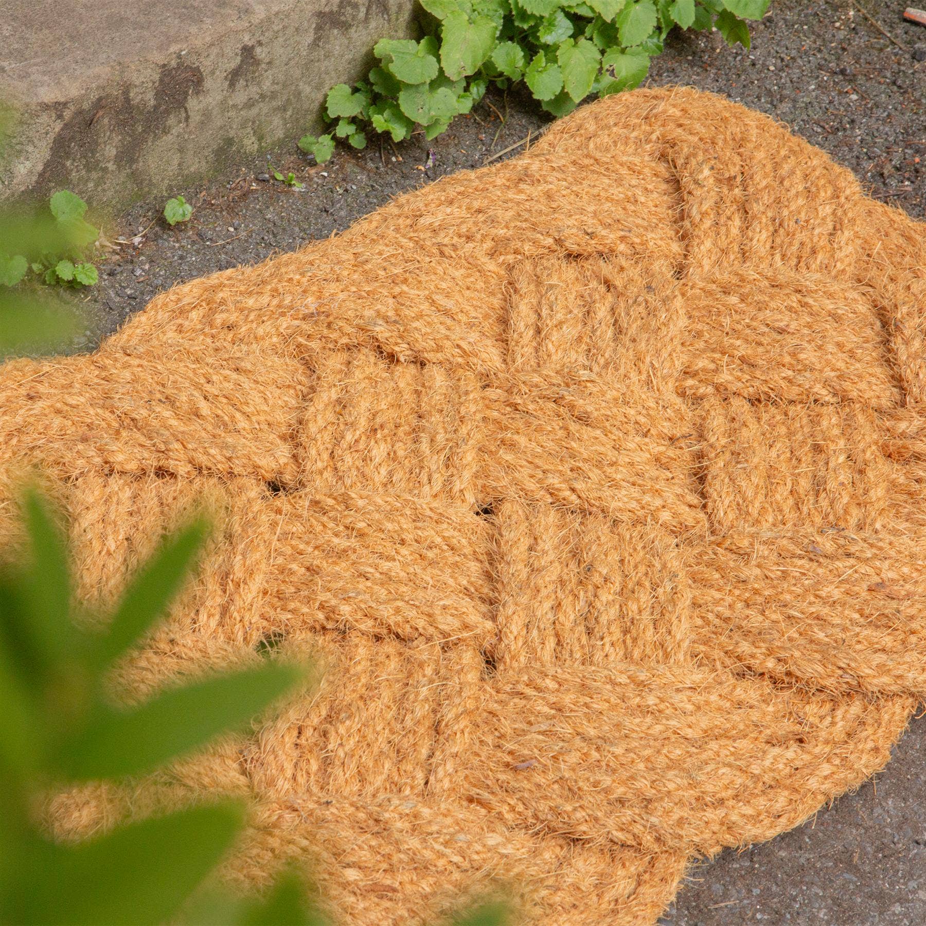 Natural Coir Knotted Door Mat
