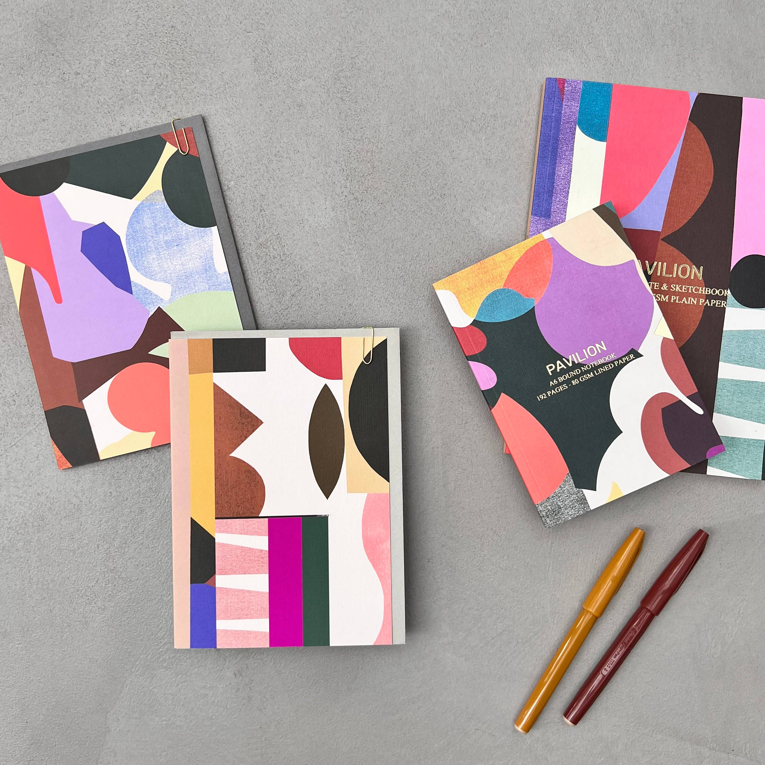 Abstract Colourful Collage Palette Art Gift Wrap