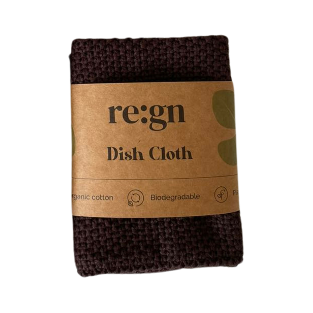 Organic Reusable Dish Cloths: Green