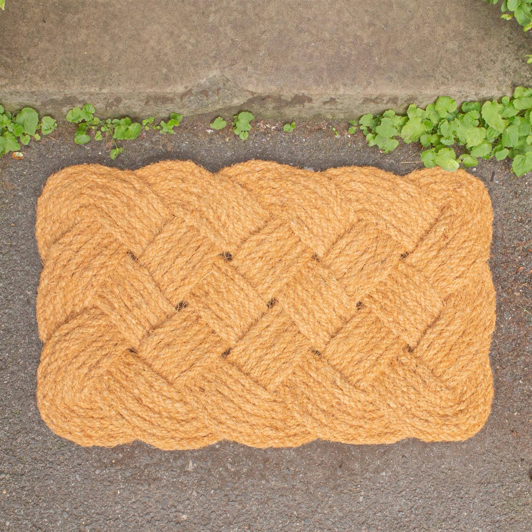 Natural Coir Knotted Door Mat