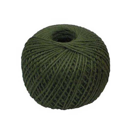 Jute Twine - Dark Green - 60 meters
