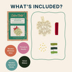 Make Your Own Stitched Mistletoe Decoration