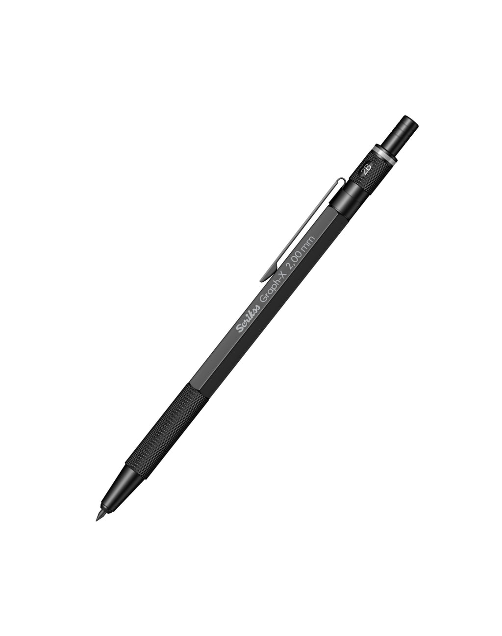 Scrikss Graph-X Mechanical Pencil 2.0mm: Satin Chrome