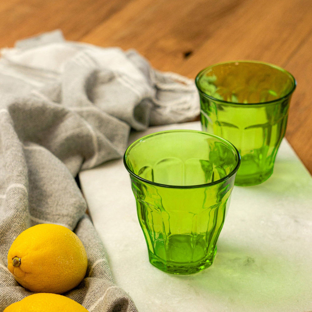 250ml Picardie Glass Tumbler - Jungle Green - All Good Things