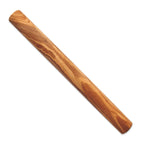 Wooden rolling pin on a white background