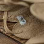 Scallop Top Natural Jute Bag