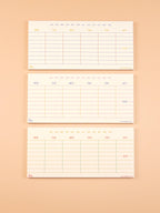 Mini Undated Weekly Planner