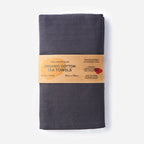 Organic Cotton Herringbone Weave Tea Towels – Pack of 2: Olive Green