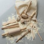 Mini Wooden Kitchen Utensil Set
