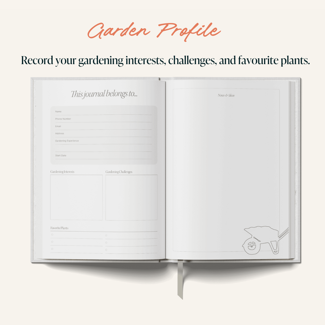 Gardening Journal (A5) - Olive Green: Default Title