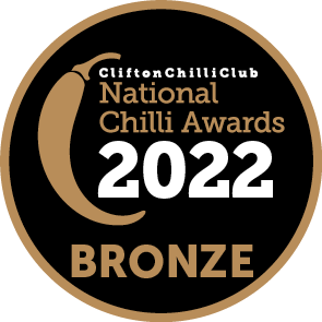 Clifton Chilli Club National Chilli Awards 2022 Bronze badge