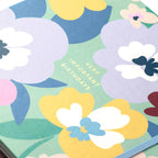 Birthday Card Book - Floral - Storage Pocket & Reminders