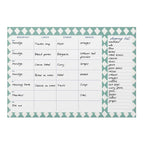 Magnetic Weekly Meal Planner Pad & Tear Off Shopping Lists