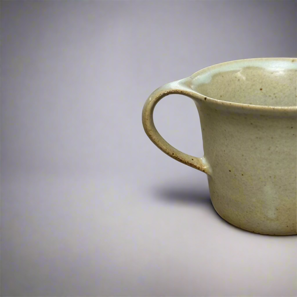 Cashew glaze swoop coffee cup 6.5cm