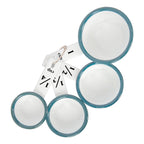 4pc White & Green Enamel Measuring Cups Set - All Good Things