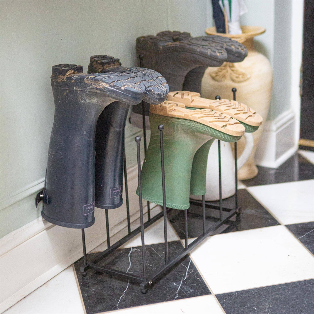 6 Pair Steel Wellington Boot Rack - All Good Things