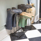 6 Pair Steel Wellington Boot Rack - All Good Things
