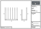 6 Pair Steel Wellington Boot Rack - All Good Things