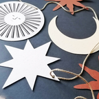 Sun & Moon Paper-cut Garland