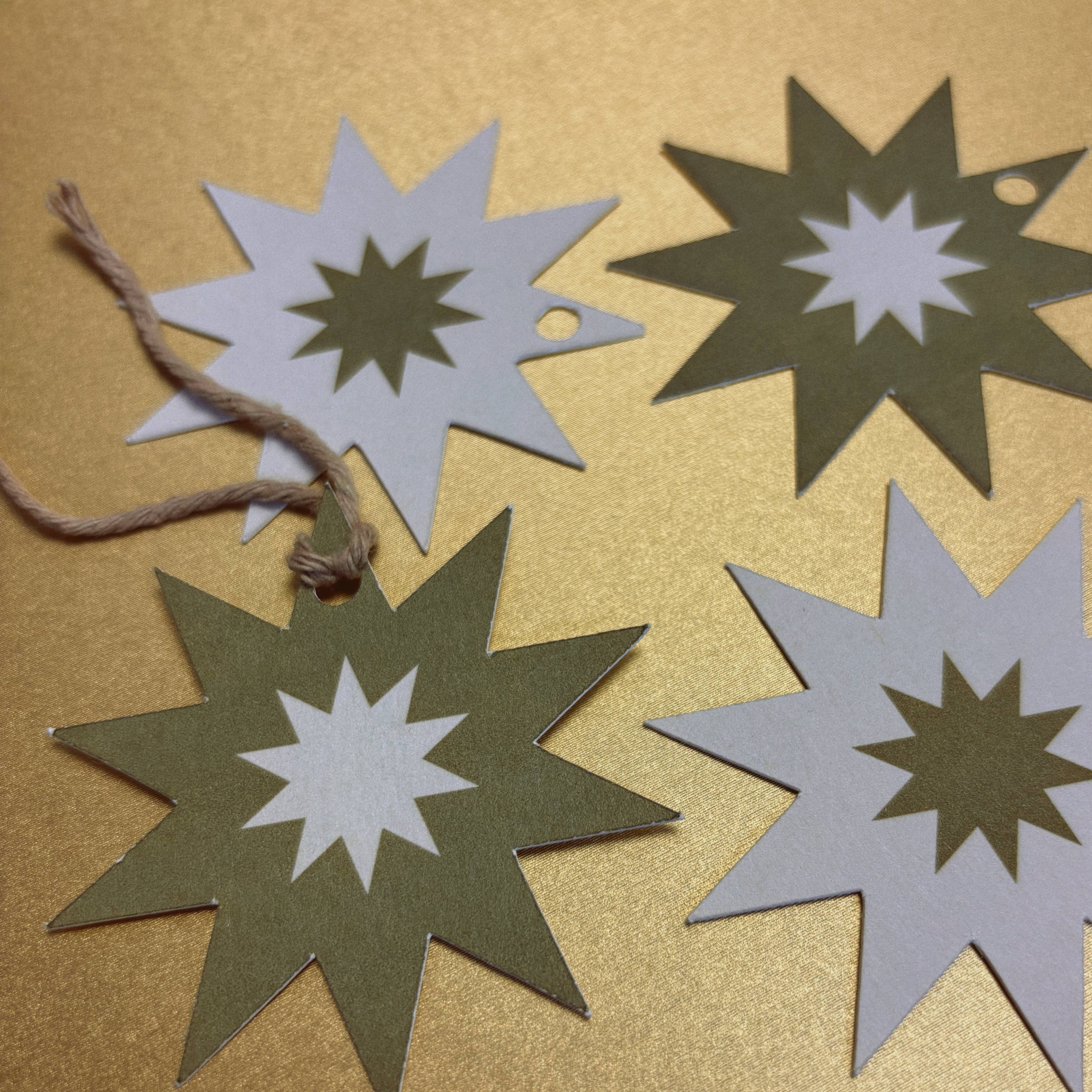 Zodiac Stars Illustrated Gift Tags