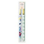 Rollerball Pens - Two-Pack Set - Check & Floral - Black Ink