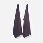 Organic Cotton Herringbone Weave Tea Towels – Pack of 2: Olive Green