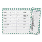 Magnetic Weekly Meal Planner Pad & Tear Off Shopping Lists
