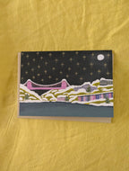 Bristol Clifton Suspension Bridge Christmas card: Biodegradable cello bag