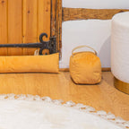 Velvet Draught Excluder -  Yellow