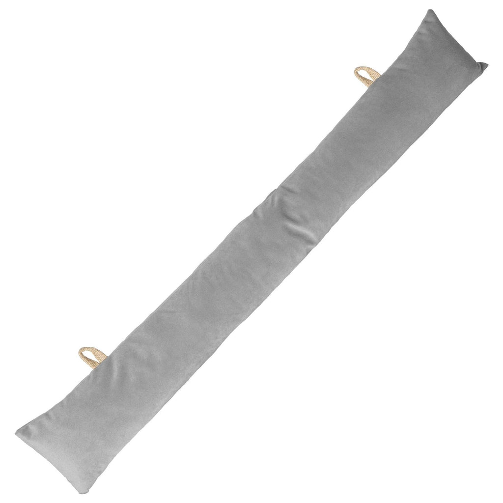 Velvet Draught Excluder -  Yellow