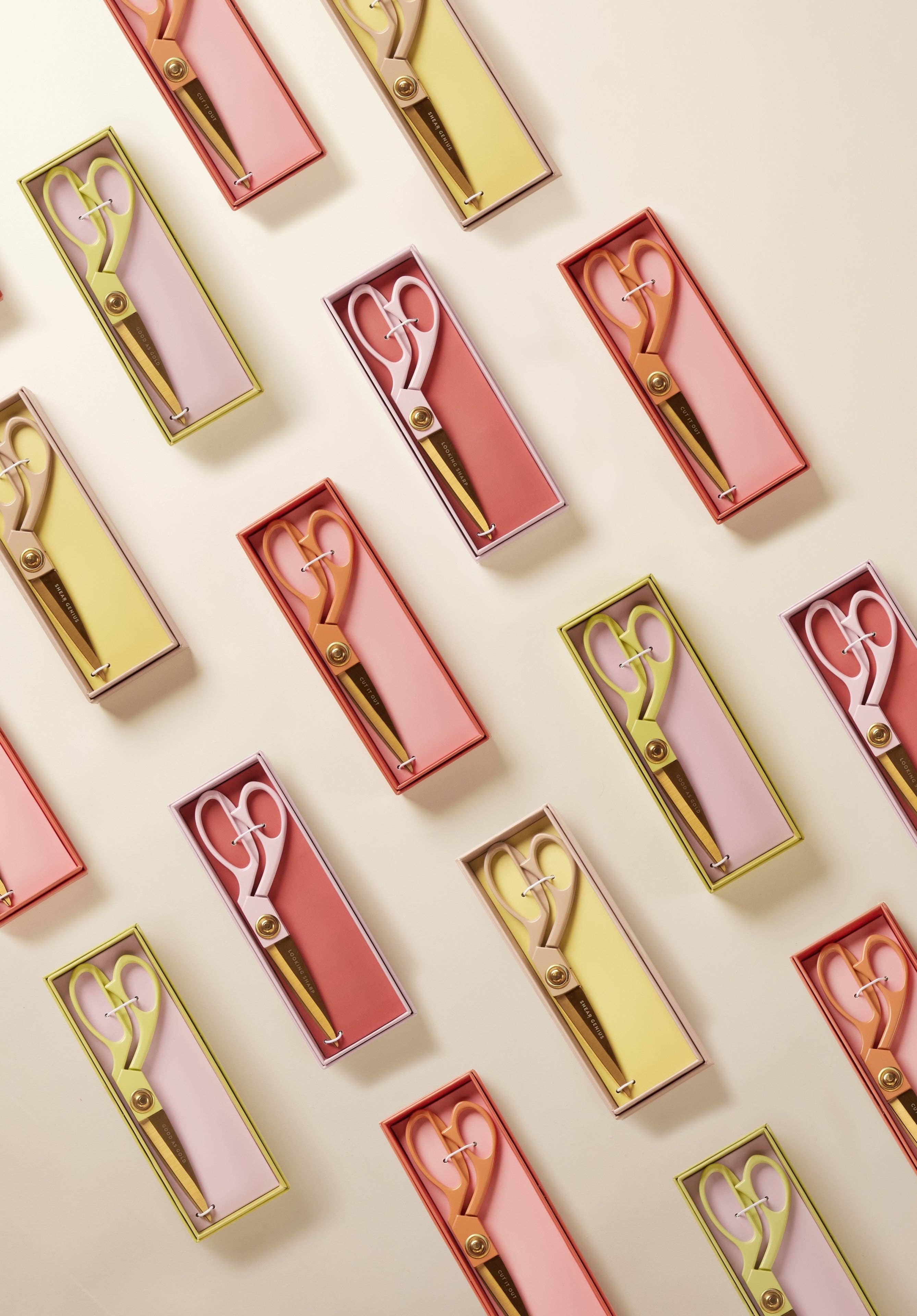 Designworks Ink Scissors Boxed - Poppy - Cut It Out