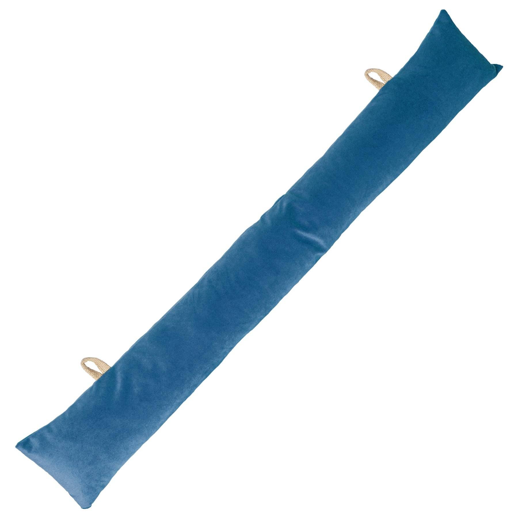 Velvet Draught Excluder -  Yellow