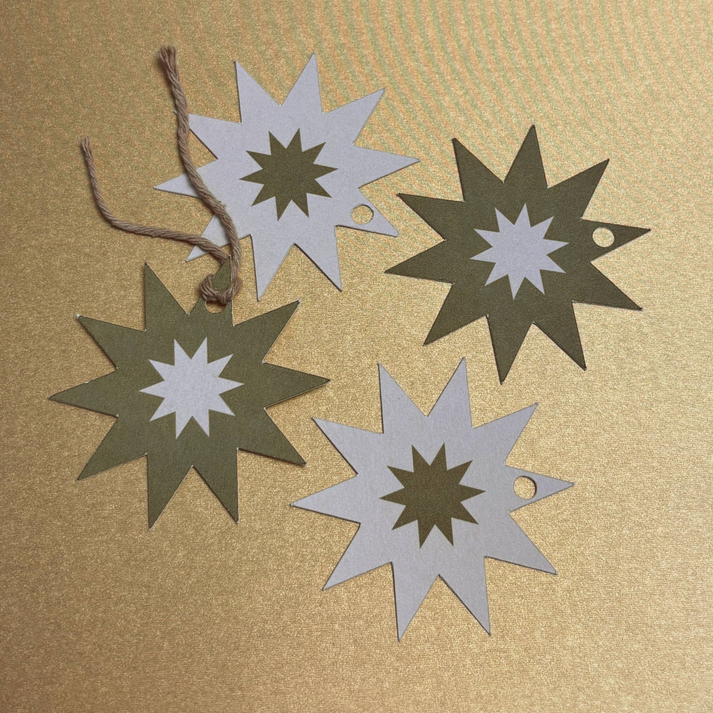 Zodiac Stars Illustrated Gift Tags