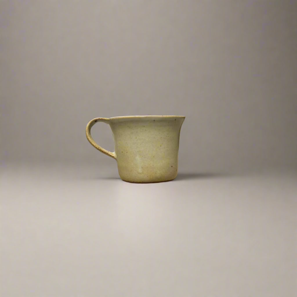 Cashew glaze swoop coffee cup 6.5cm