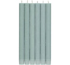 Eco Dinner Candles, individual - Opaline Green