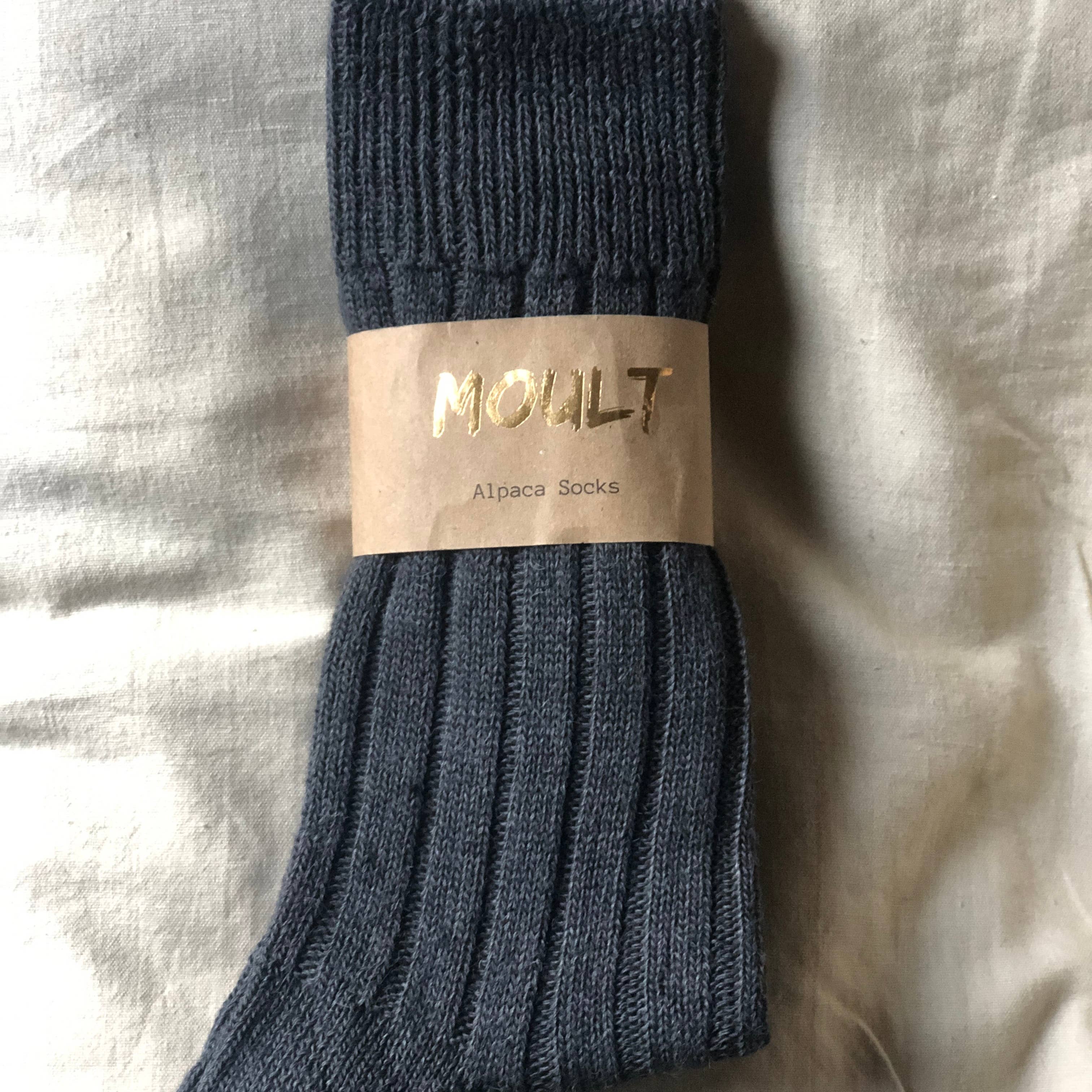 Alpaca Socks: Navy / Medium(UK8-10)