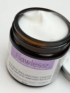 Jar of Flawless Double Balancing Cream on a white background