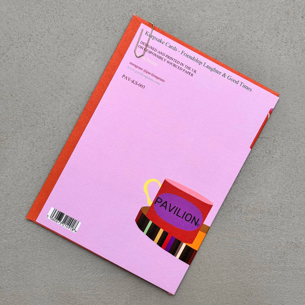 Coffee Tea Good Times Laughter Friendship Card