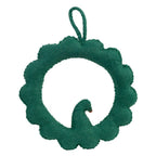 Partridge & Pear Felt Wreath | 25cm | Christmas Decor
