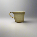Ceramic mug on a gradient gray background