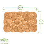 Natural Coir Knotted Door Mat