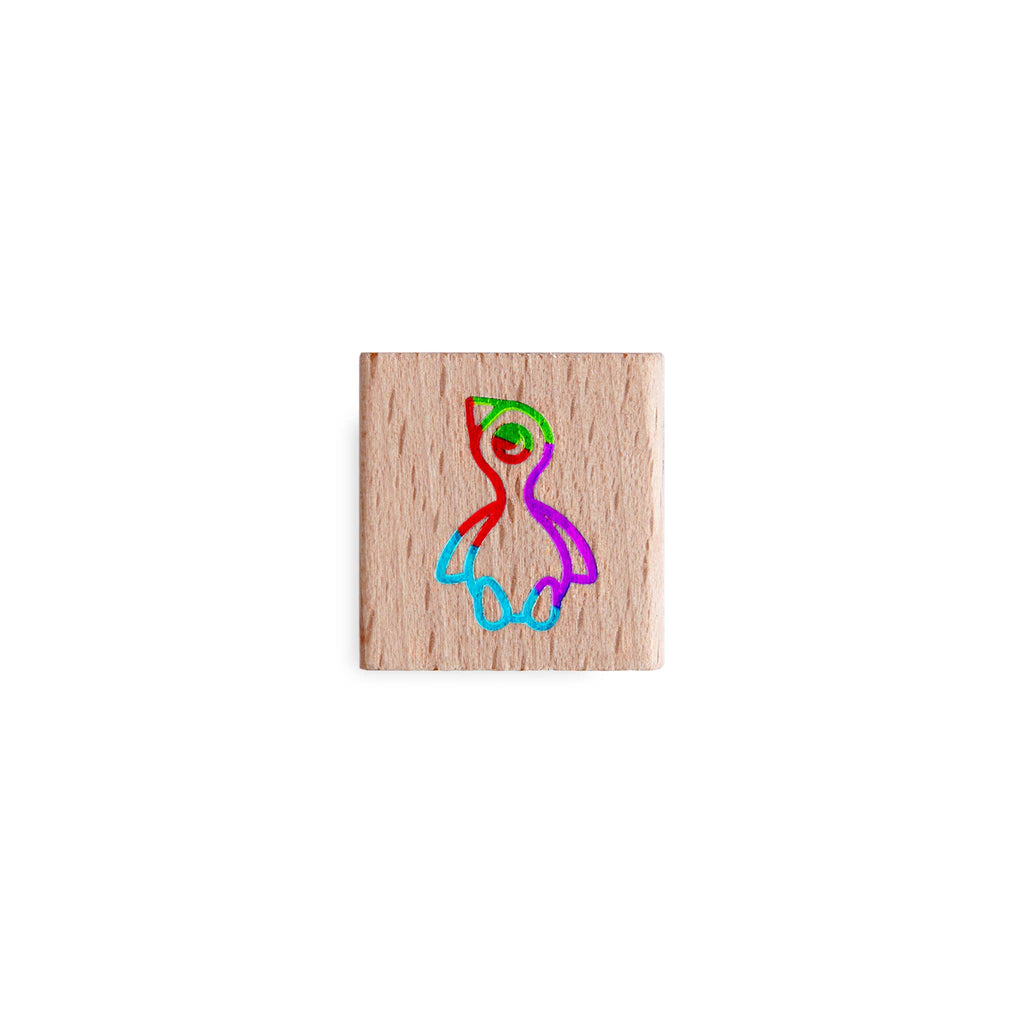 Odd Goose Wooden Double Sharpener: Blue